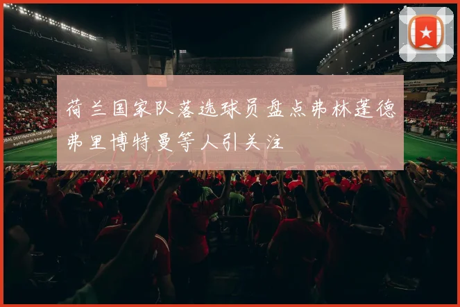 荷兰国家队落选球员盘点弗林蓬德弗里博特曼等人引关注